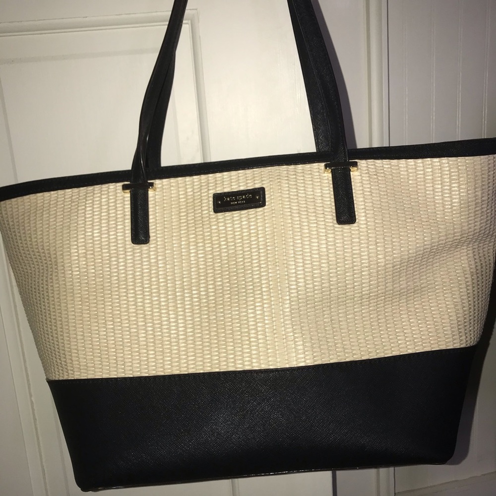 Kate spade straw tote